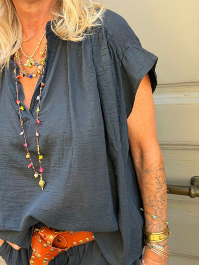 Blouse CANDIA noir
