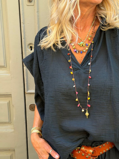 Blouse CANDIA noir