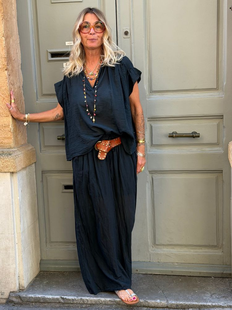 Blouse CANDIA noir