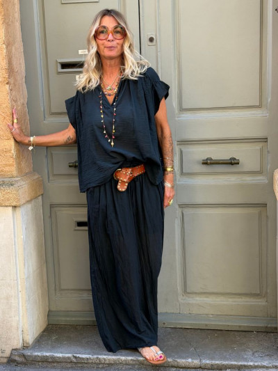 Blouse CANDIA noir