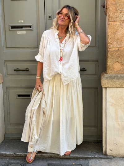 Chemise LEIA écru