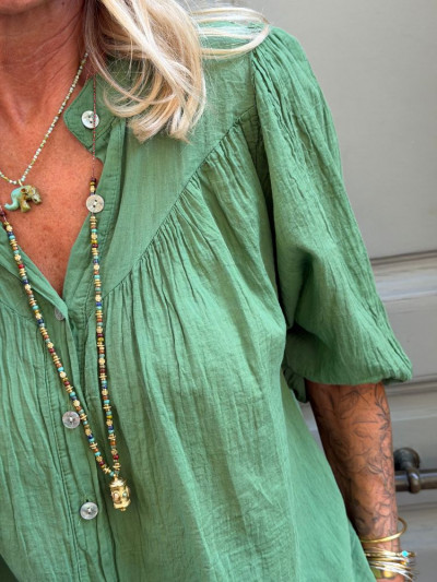 Chemise LEIA vert