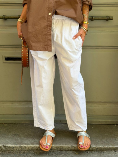 Pantalon MARIO blanc