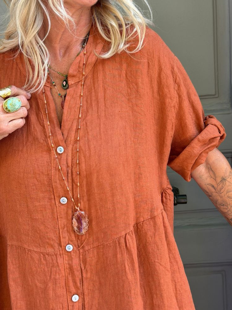 Robe INOLA terra cotta