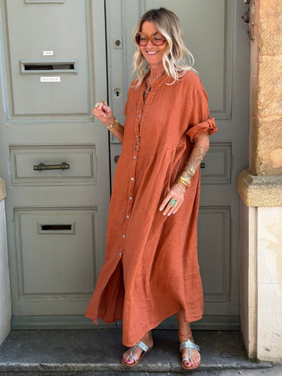 Robe INOLA terra cotta