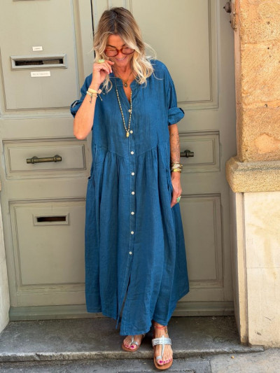 Robe INOLA bleu canard