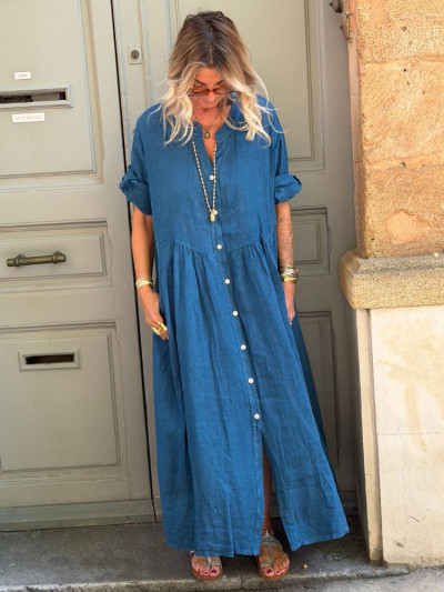 Robe INOLA bleu canard