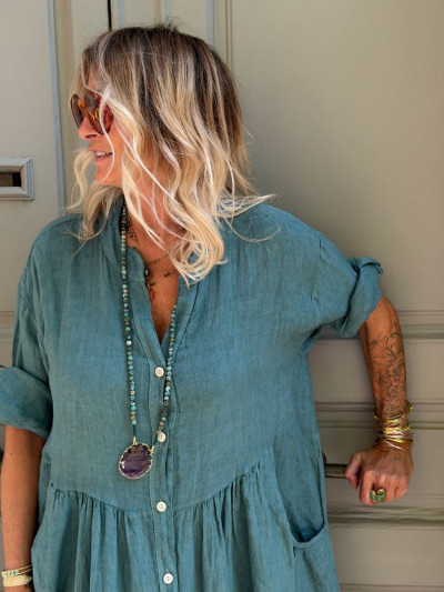 Robe INOLA vert canard