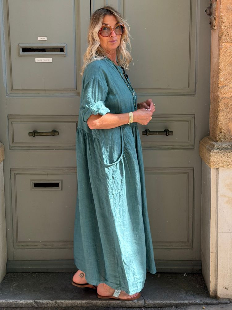 Robe INOLA vert canard