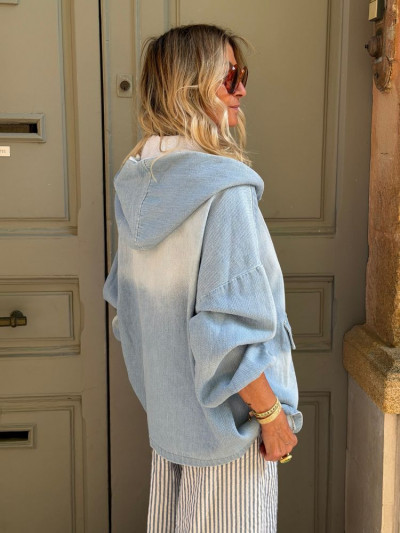 Sweat FLOR denim