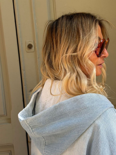 Sweat FLOR denim