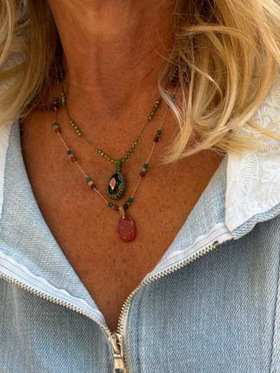 Collier JADE terracotta