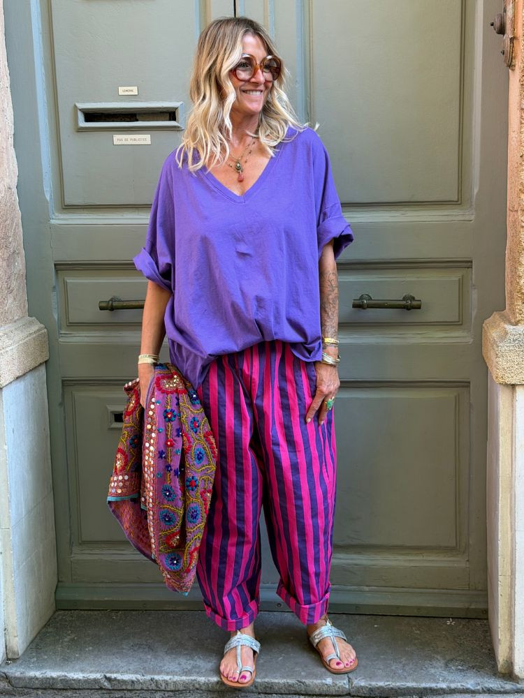 Pantalon MARISA fushia