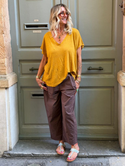 Pantalon MARIO choco 2