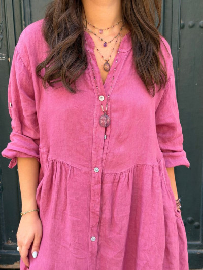 Robe INOLA vieux rose