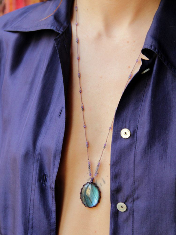 Talismans ROMA Labradorite Bleue
