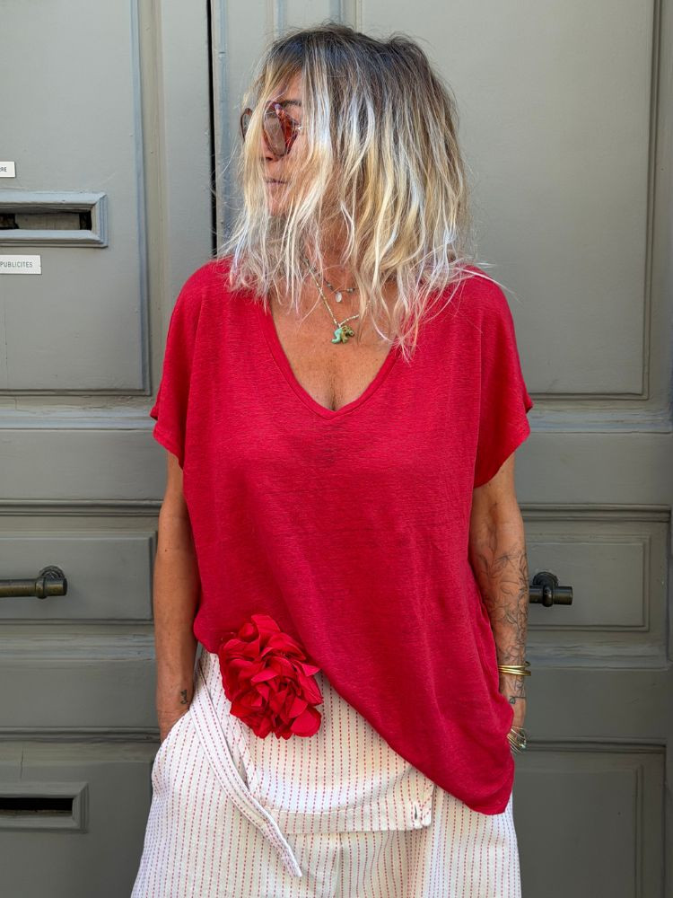 T-shirt BOLZIANO rouge