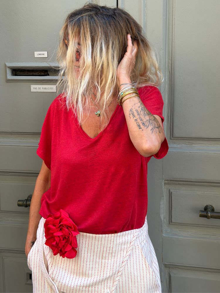 T-shirt BOLZIANO rouge