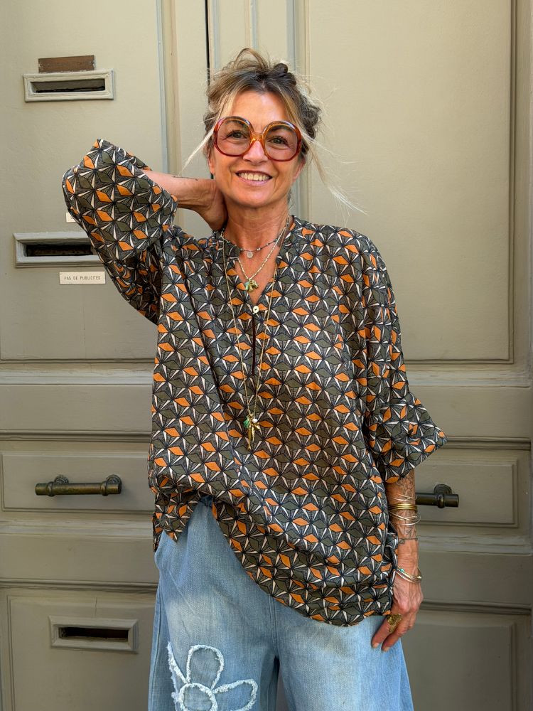 Blouse MIRABOLANO vert