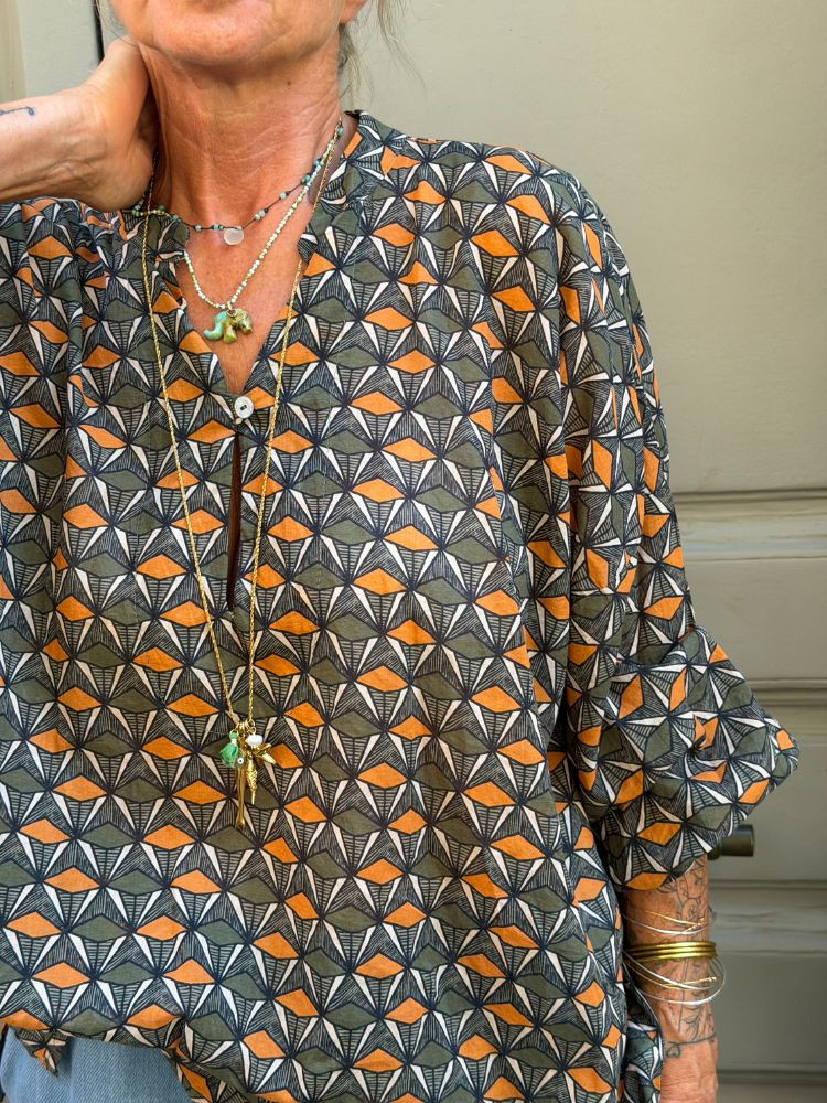 Blouse MIRABOLANO vert