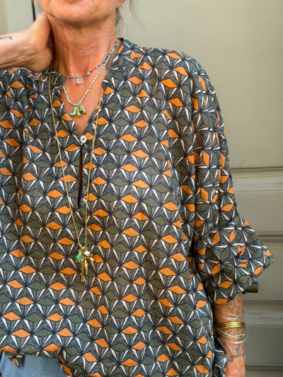 Blouse MIRABOLANO vert