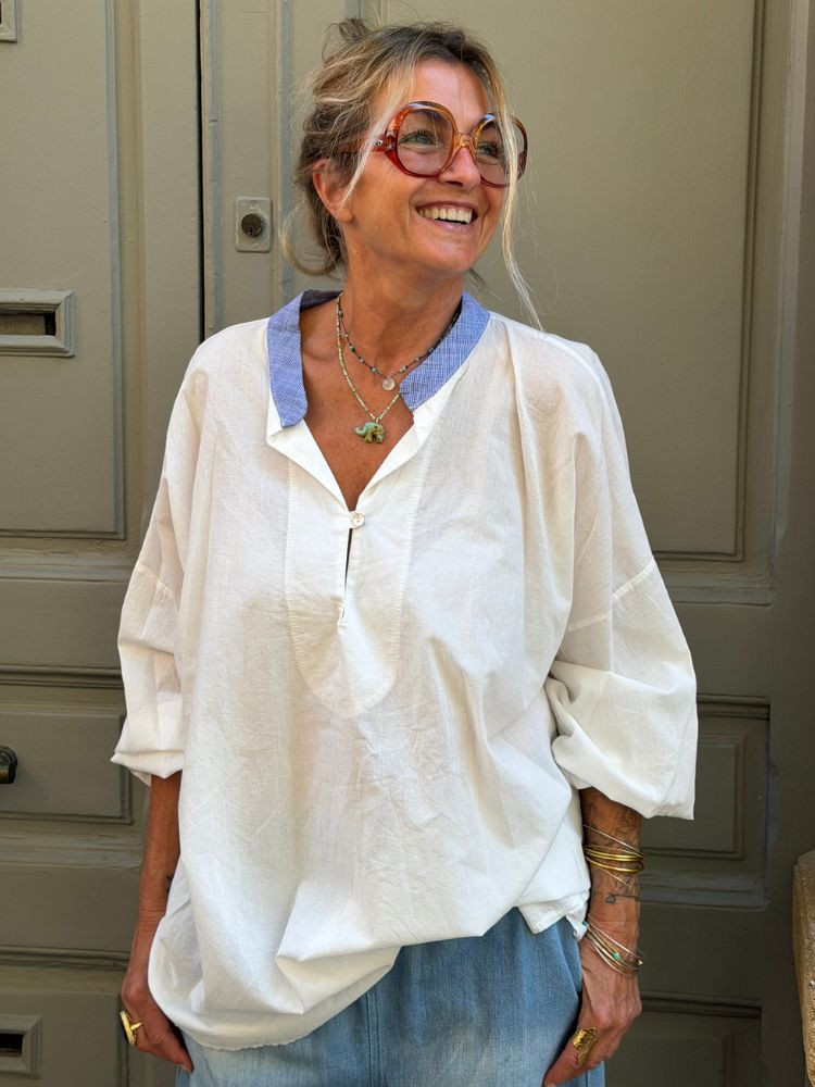 Blouse  CAPIROSKA blanc