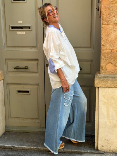 Blouse  CAPIROSKA blanc 2