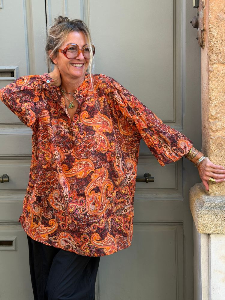 Blouse MIRABOLANO orange