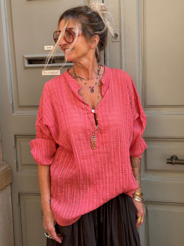 Blouse WASP framboise