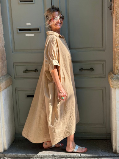 Robe FLORENCE camel 2