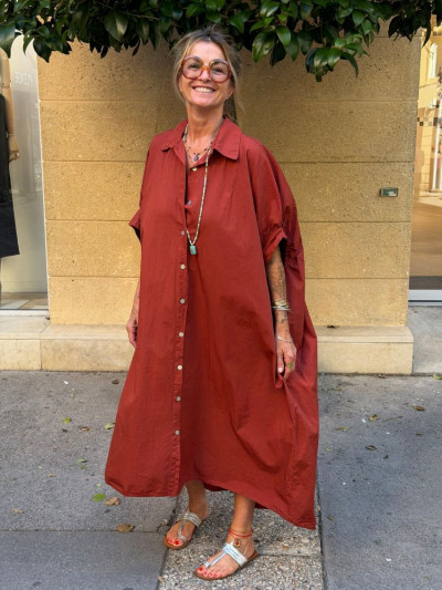 Robe FLORENCE rouille
