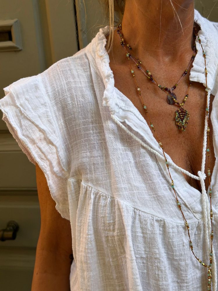 Blouse JESSE blanc