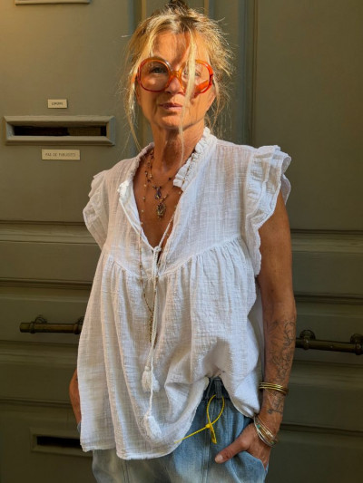 Blouse JESSE blanc
