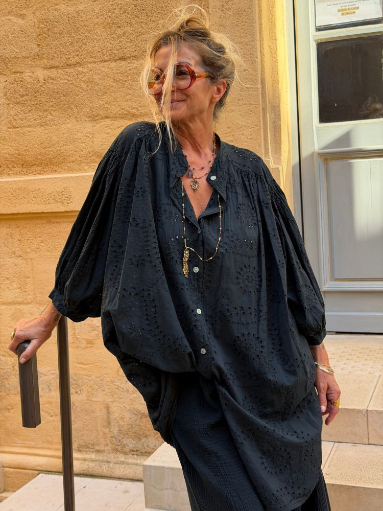 Robe/Chemise ESTELLE noir
