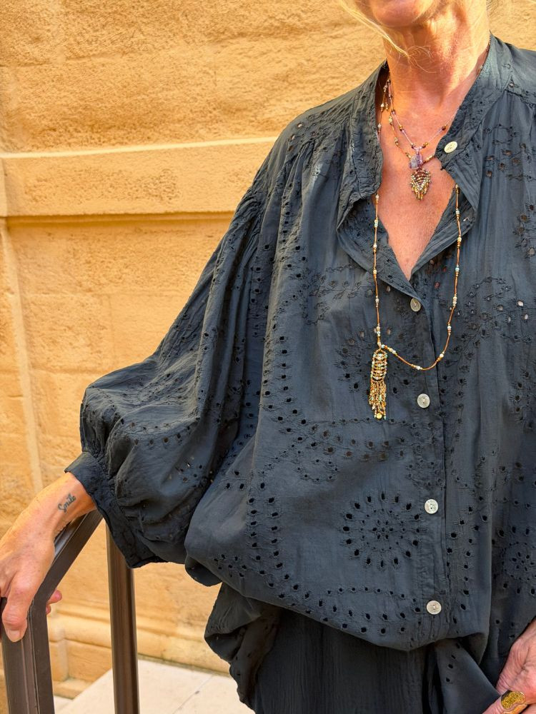 Robe/Chemise ESTELLE noir
