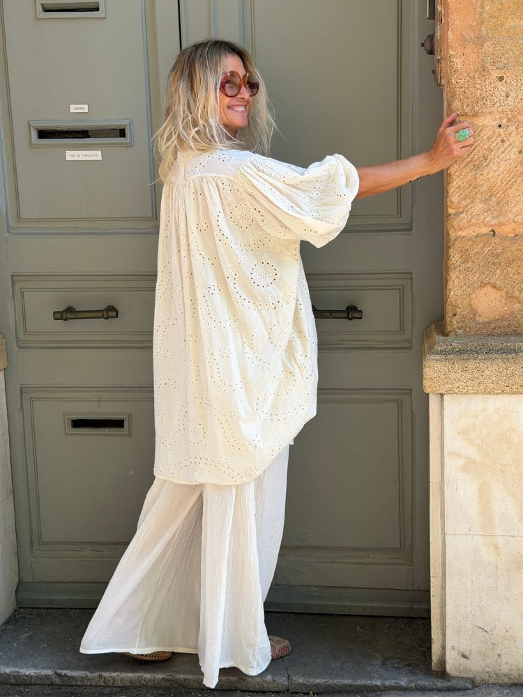 Robe/Chemise ESTELLE écru