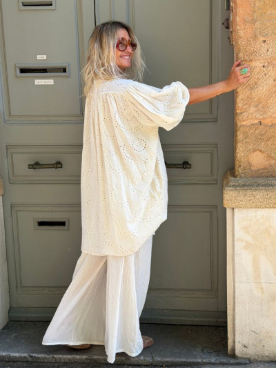 Robe/Chemise ESTELLE écru