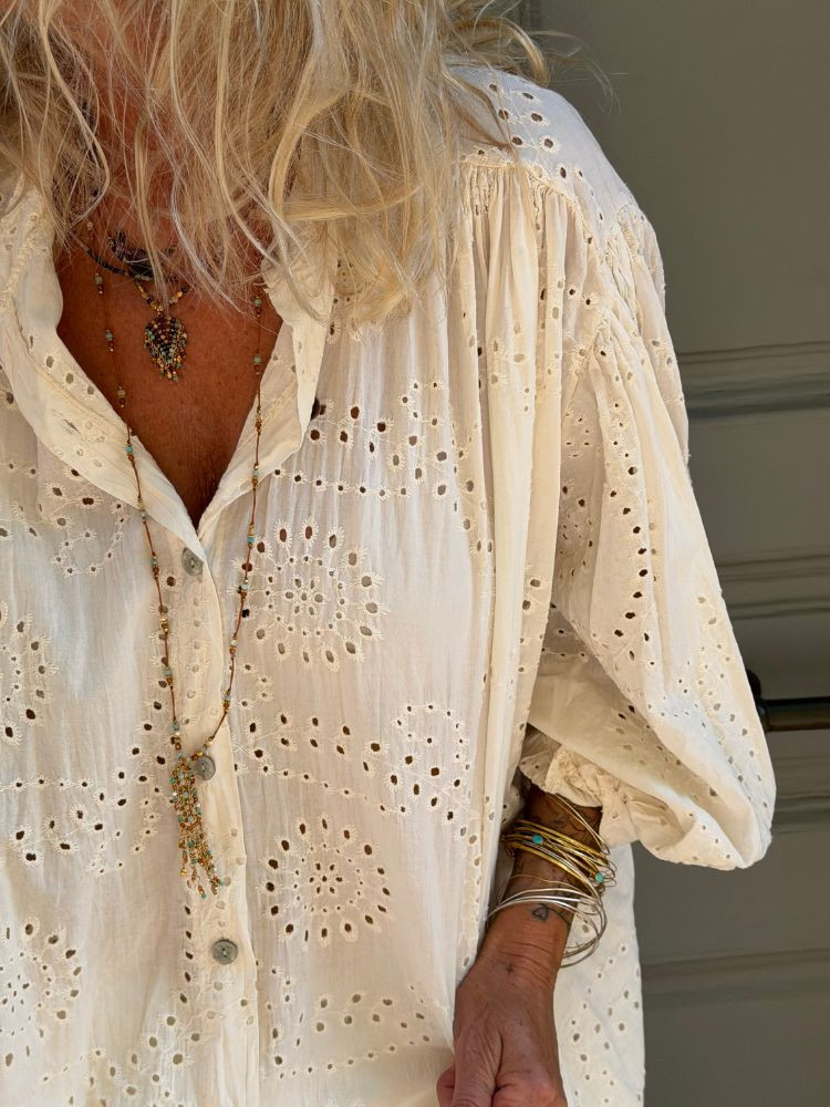 Robe/Chemise ESTELLE écru