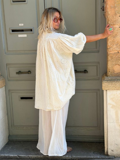 Robe/Chemise ESTELLE écru
