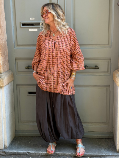 Blouse MIRABOLANO terracotta