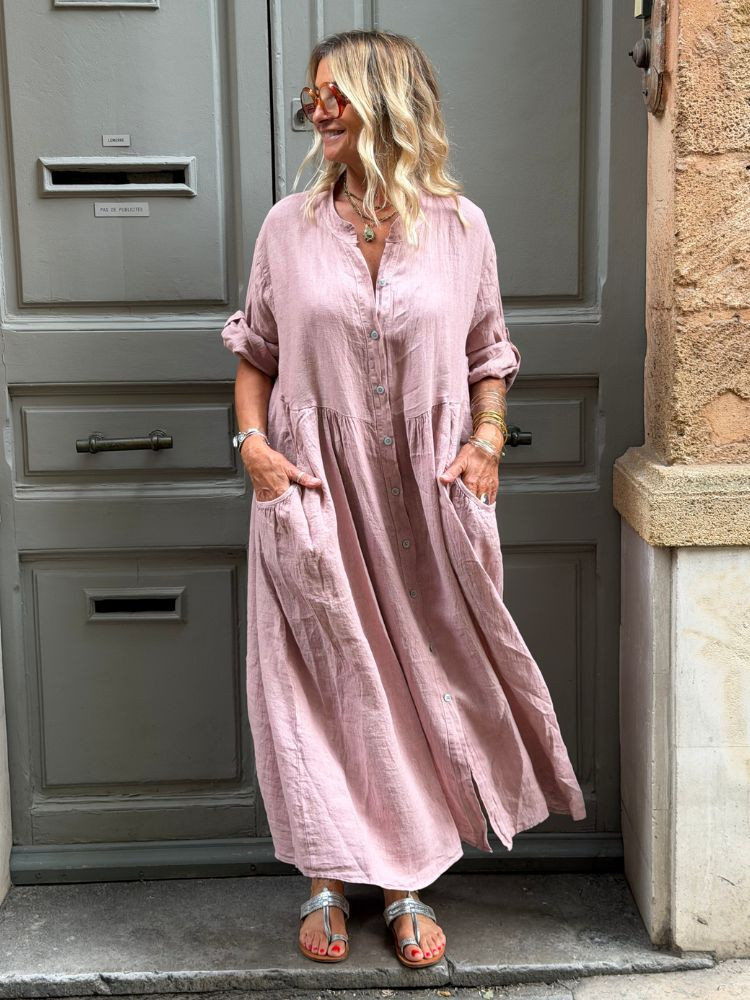 Robe INOLA rose poudré