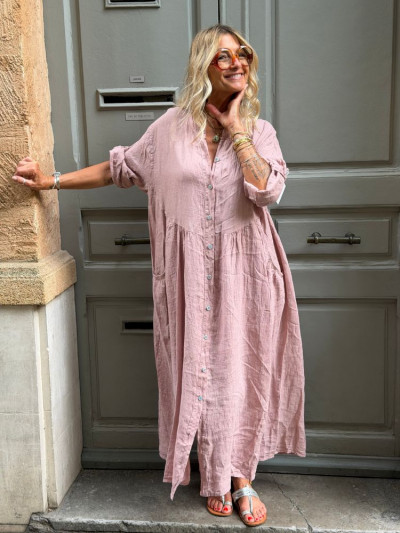 Robe INOLA rose poudré