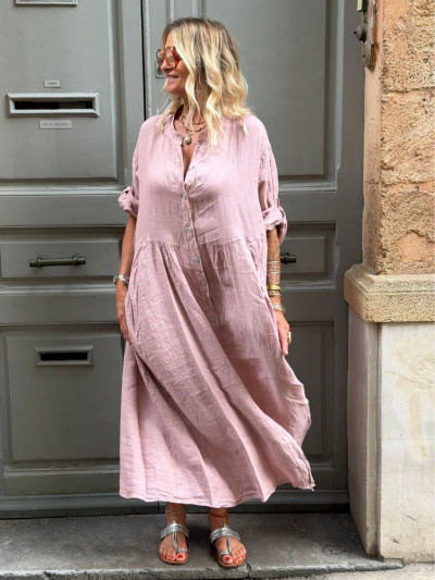 Robe INOLA rose poudré
