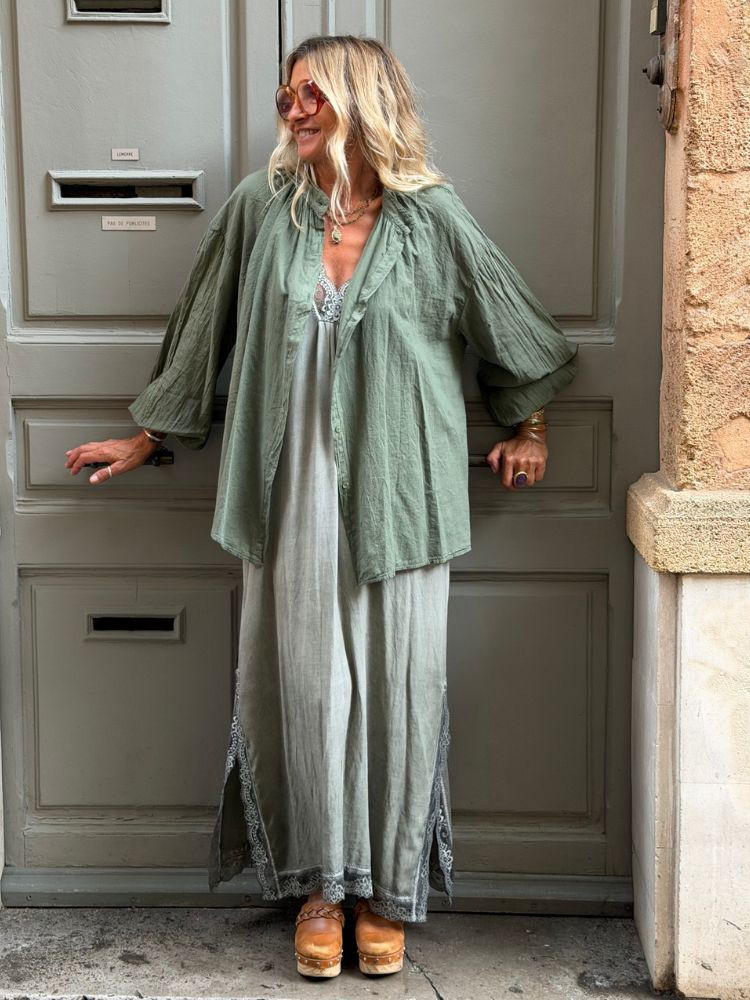 Chemise JOHANA kaki