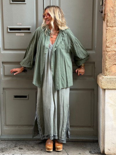 Chemise JOHANA kaki
