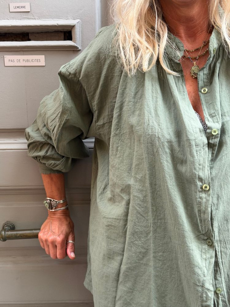 Chemise JOHANA kaki