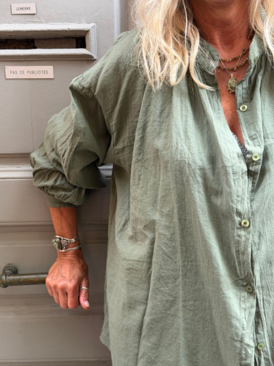 Chemise JOHANA kaki