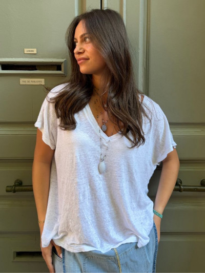 T-shirt CAROL blanc