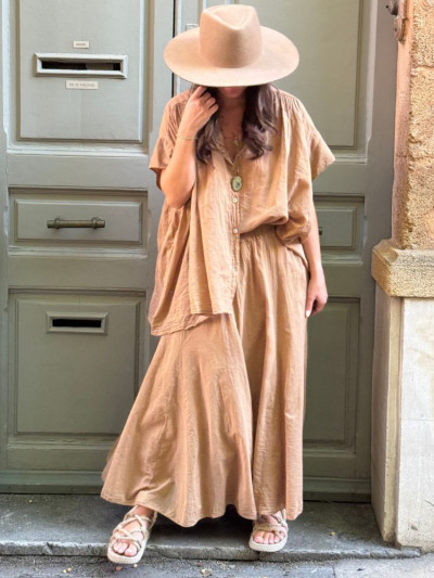 Jupon LIVIO camel