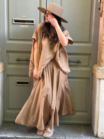 Jupon LIVIO camel